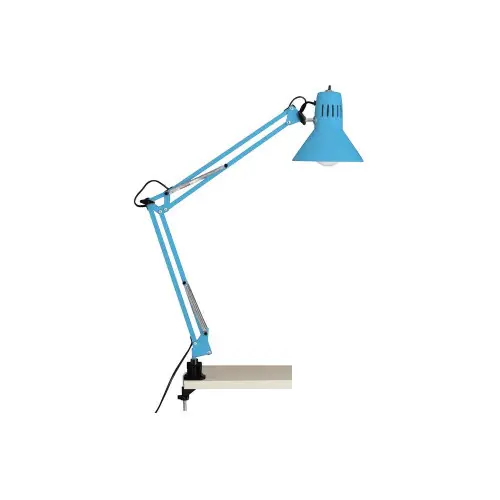 Offre Spéciale Lampe à poser Bleu Pastel Felix, 1xE27 Max 40W , IP20, 230V AC, Classe II – Spot-Light