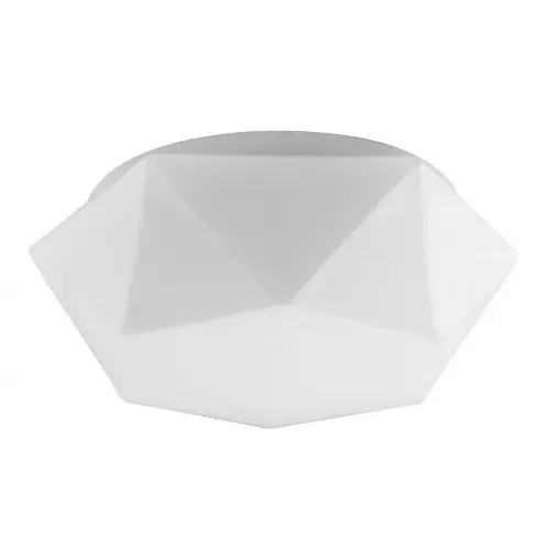 Plafonnier Blanc Gea grand, Led Inclue 1x 12W , IP20, 230V AC, Classe II – Spot-Light Jusqu&rsquo;à Épuisement Des Stocks