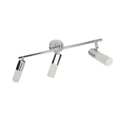 Acheter En Ligne Plafonnier Chrome/Blanc Dora, Led Inclue 3x 4W, IP20, 230V AC, Classe I – Spot-Light