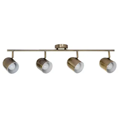 Plafonnier Laiton Olivia, 4xE27 Max 60 W, IP20, 230V AC, Classe I – Spot-Light Acheter Direct