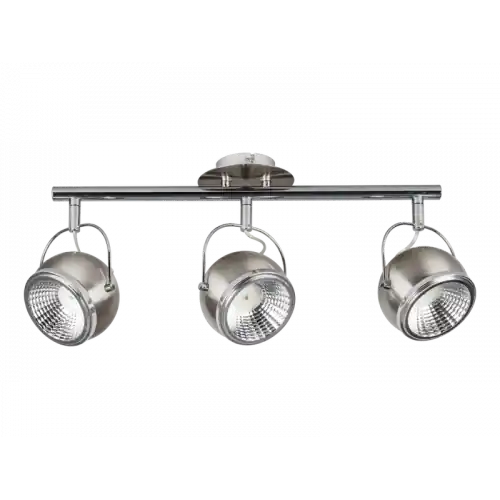 Authentique Plafonnier Satin Ball, Led inclue 3xGU10 5,5W , IP20, 230V AC, Classe I – Spot-Light