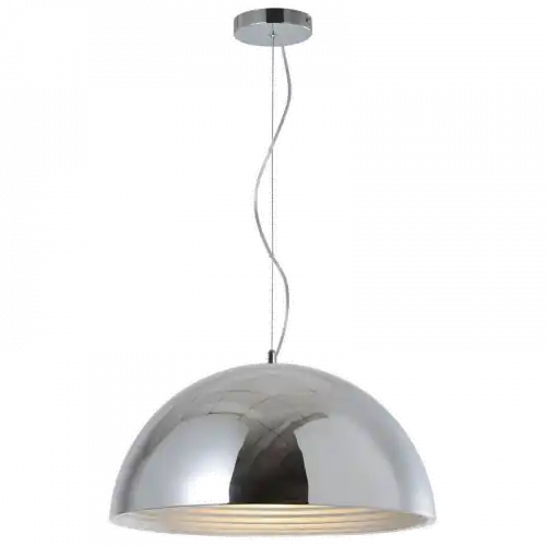 Suspension Chrome Mads plate grande, 1x E27-Max.60W, IP20, 230V, Classe I – Spot-Light Paiement Sécurisé