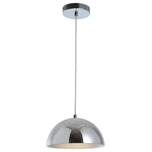 Suspension Chrome Mads plate petite, 1x E27-Max.60W, IP20, 230V, Classe I – Spot-Light Usine Directe