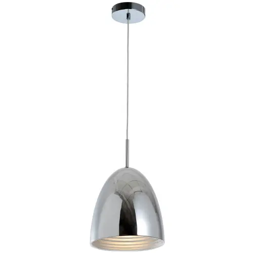 Prix Cassé Suspension Chrome Mads ronde grande, 1x E27-Max.60W, IP20, 230V, Classe I – Spot-Light