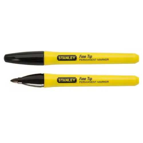 Vente Directe Lot de 2 marqueurs noirs – STANLEY