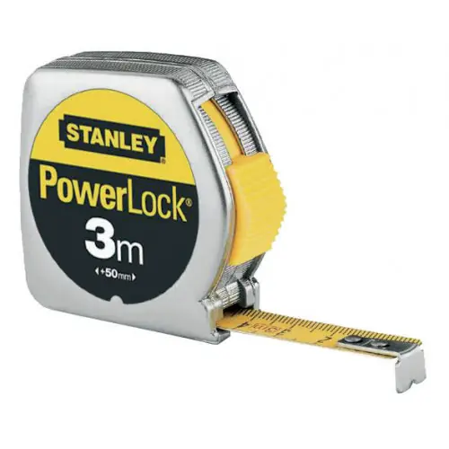 Achat Immédiat Mesure Powerlock métal 3mx12,7mm – STANLEY