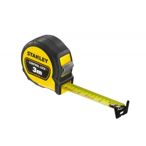 Metre ruban acier et caoutchouc Control-Lock STANLEY 3 m - STANLEY Remise
