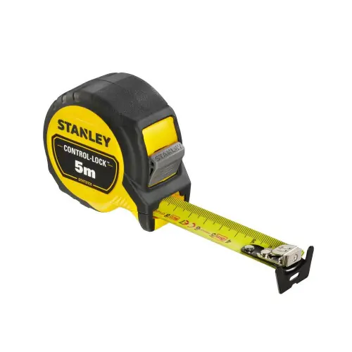 Vente Directe Metre ruban acier et caoutchouc Control-Lock STANLEY 5 m – STANLEY