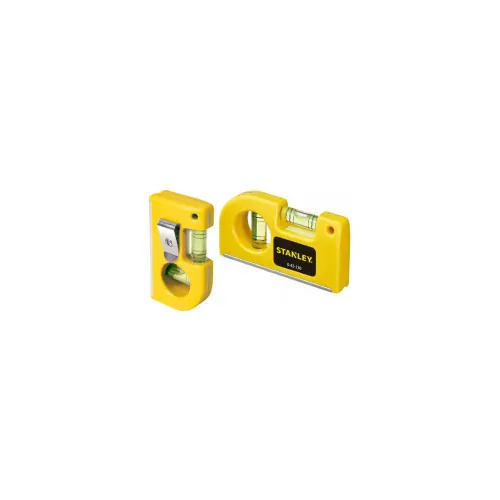 Usine Directe Niveau de poche 86 mm 2 fioles 180° et 90° – STANLEY