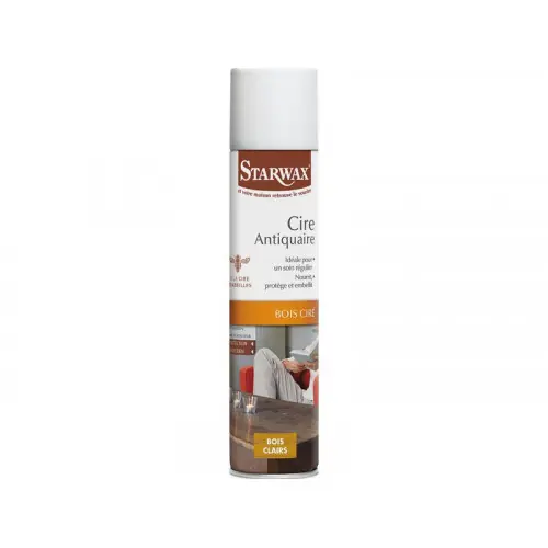 Réduction Cire antiquaire bois clair cire aerosol 0.3 L STARWAX - Starwax