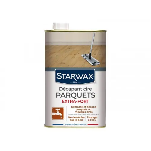 Décapant cire parquet extra fort 1 L STARWAX - Starwax Livraison Express