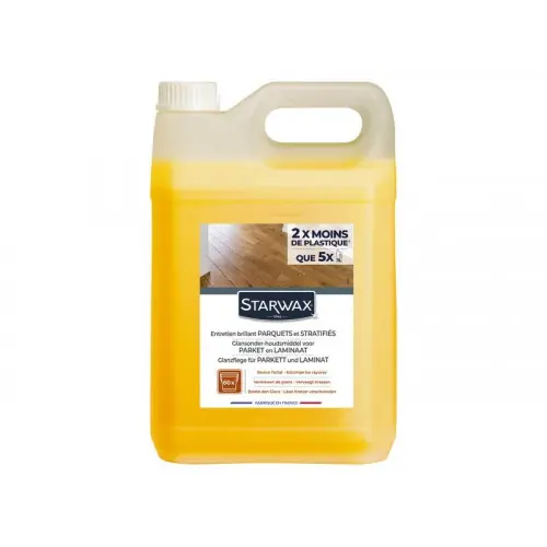 Prix Bas Entretien brillant pour parquets et sols stratifiés, STARWAX, 5 litres - Starwax