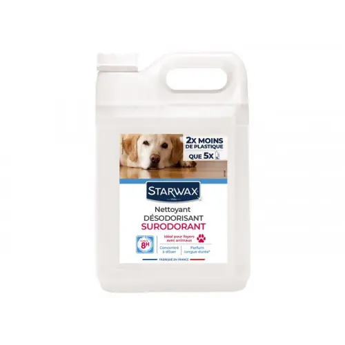 Vente Flash Nettoyant désinfectant sur-odorant liquide, STARWAX, 5 litres – Starwax