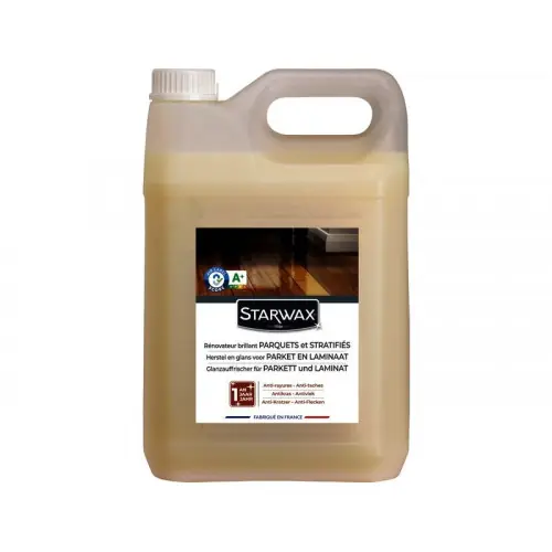 Jusqu'à Épuisement Des Stocks Rénovateur brillant protecteur pour parquets et sols stratifiés, STARWAX, 5 litres - Starwax