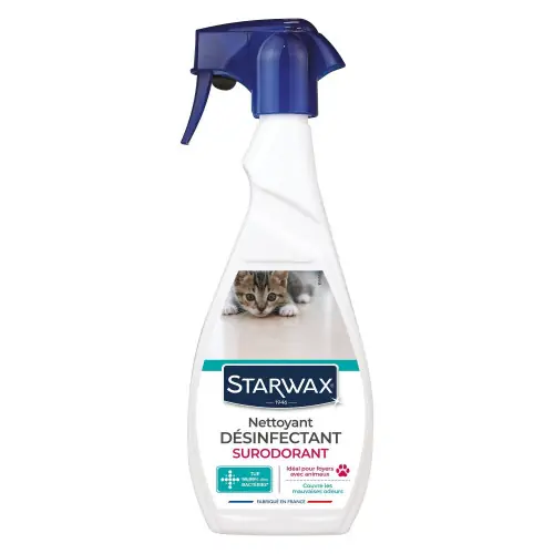 Spray nettoyant désinfectant surodorant STARWAX 500 ml - Starwax Usine Directe