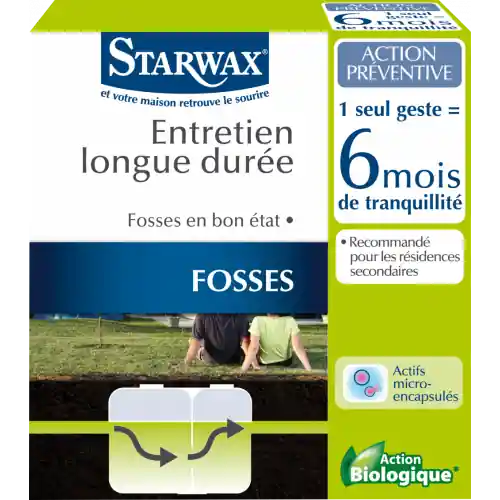 Prix Réduit Traitement activateur biologique micro capsules STARWAX 0.5 kg - Starwax