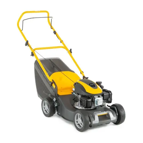 Paiement Sécurisé Tondeuse à gazon thermique 123 cm³ - Combi Combi 43 - largeur coupe 41 cm - indicateur bac plein 60L - noire - Stiga