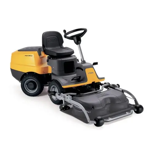 Tondeuse autoportée thermique 414 cm3 - Park 300LC - plateau herbe coupés inclus - transmission hydrostatique - jaune - Stiga Certifié