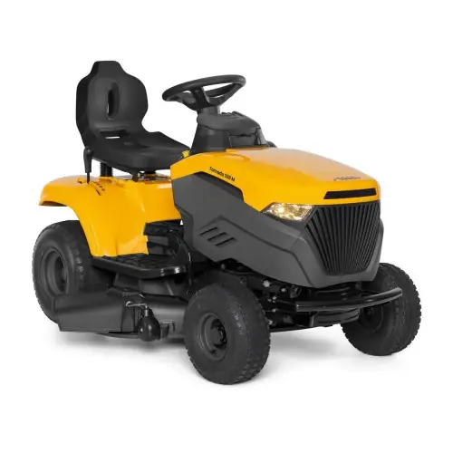 Tondeuse autoportée thermique de 414cm³ - Tornado 398M - 5000m² - coupe 98cm - obturateur inclus - livrée sans chargeur - Stiga Meilleur Prix