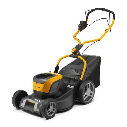 Acheter Direct Tondeuse sans fil tractée - Collector 548e S kit - largeur coupe 48 cm - batterie et chargeur inclus - jaune - Stiga
