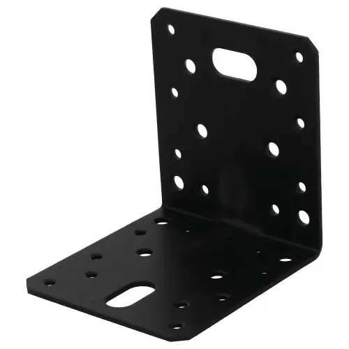 Soldes Connecteur angle acier zingue noire Magnodur 105x105x90, SUKI - SUKI