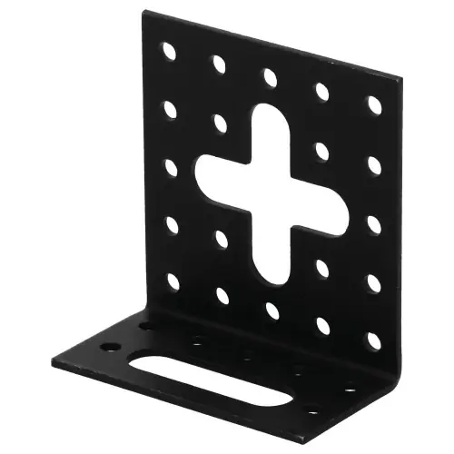 Equerre acier zingué ajustable noire Magnodur 30x60x60, SUKI - SUKI Acheter En Ligne