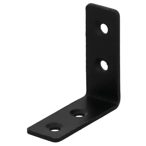 Equerre acier zingue noire Magnodur 40x40x15, SUKI - SUKI Certifié