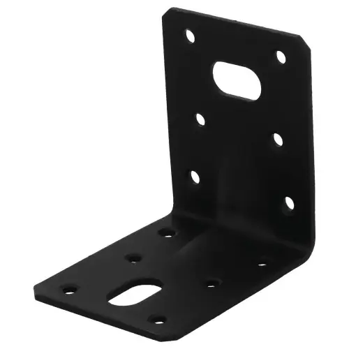 Equerre acier zingue noire Magnodur 70x70x55, SUKI - SUKI Prix Réduit