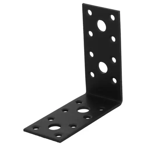 Soldes Equerre acier zingue noire Magnodur 90x90x40, SUKI - SUKI