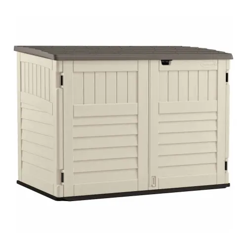 Coffre multifonctions polyéthylène – 179x112xH.132cm – 35 mm STOWAWAY – Suncast Remise