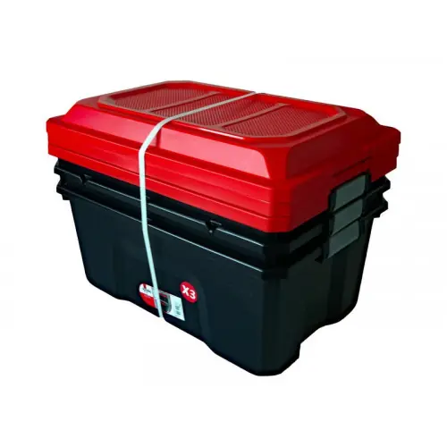 Lot De 3 Locker Diy 40L Noir Rouge – SUNDIS Prix Bas