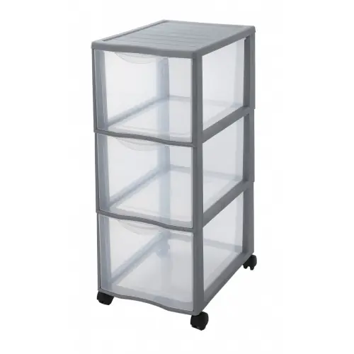 Meilleur Choix Tour de rangement Orgamix plastique , l.26 x P.36.5 x H.63.5 cm – SUNDIS