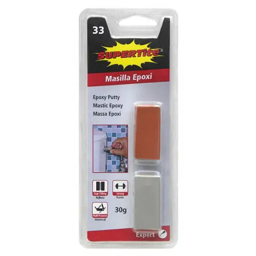 Dernier Modèle Mastic – Colle epoxy répare tout 30 g Cubes – SUPERTITE