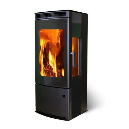 Poêle à bois ANAYA TRI VISION acier – vertical – 9kW – 45,8 x 105,5 x 43,8 cm – Supra Prix Cassé