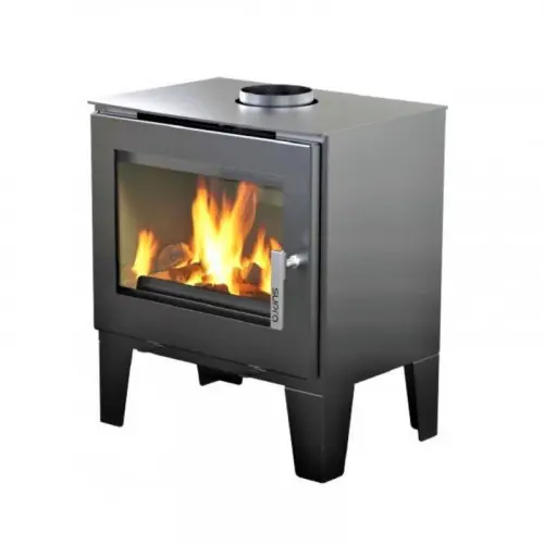 Poêle à bois étanche – Claude noir – 6,1 kW – acier – bûches 33 cm – sortie Ø150 mm – Supra Marque