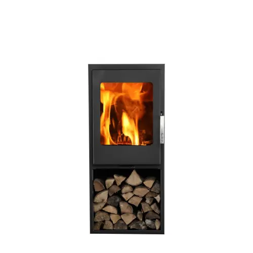 Poêle à bois JACCO BÛCHER acier - vertical - étanche - bûcher - 5kW - Supra Nouveauté