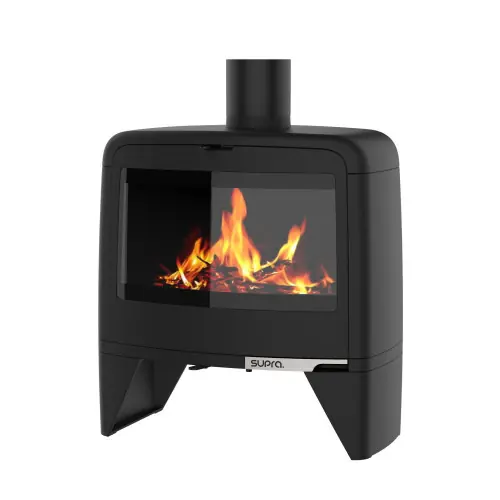 Remise Poêle à bois PAUL 10KW en fonte - étanche - eco design - Supra