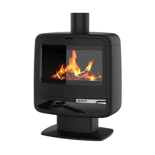 Poêle à bois PAUL SUR PIED 10KW en fonte – étanche – eco design – Supra Nouvelle Collection