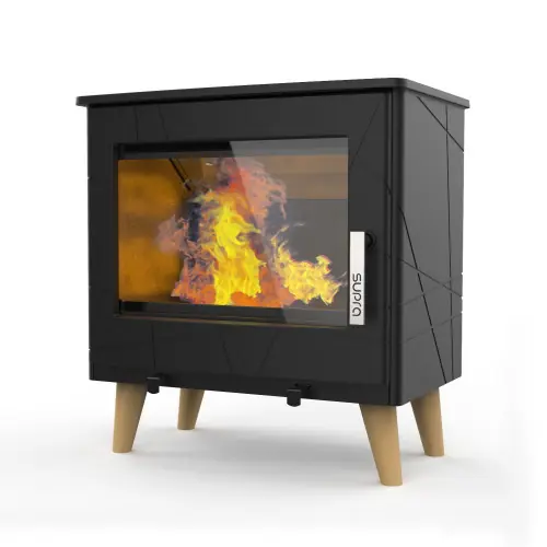 Poêle à bois STINA 7,3KW en fonte - étanche - eco design - Supra Expédition Rapide