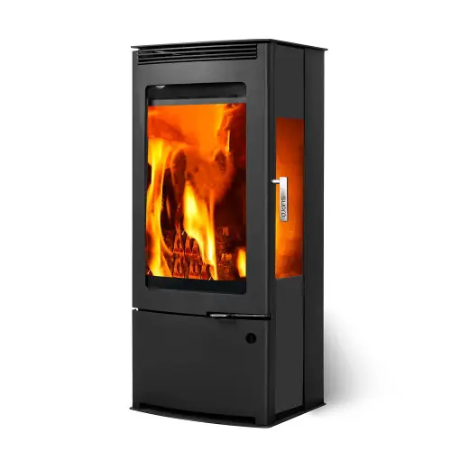 Solde Poêle à bois TALMA TRI VISION acier – vertical – 9,1kW – 45,8 x 105,8 x 43,8 cm – Supra