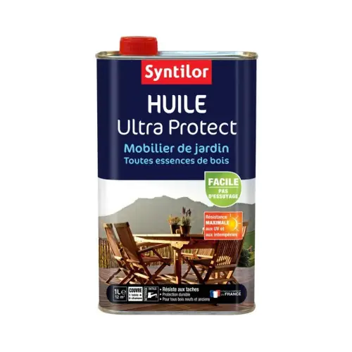 Réduction Huile naturel mat pour mobilier de jardin 1 l – SYNTILOR