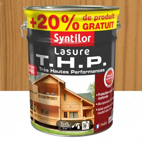 Dernière Chance Lasure SYNTILOR Thp +20% 8 ans incolore satiné 6 l – SYNTILOR
