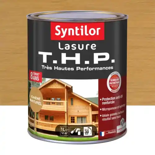 Lasure très hautes performances 8 ans chêne naturel satiné 1 l – SYNTILOR Vente Directe