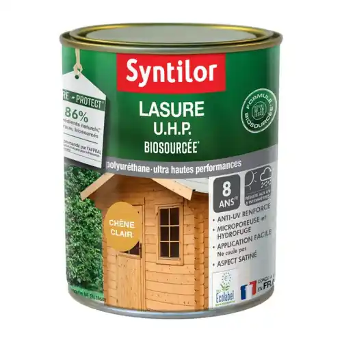 Offre Exclusive Lasure Uhp biosourcée nature protect 8 ans chêne clair satiné 1 l - SYNTILOR