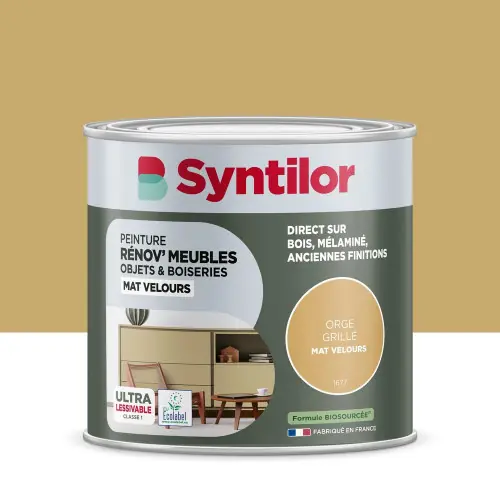 Super Prix Peinture de rénovation meuble et objet SYNTILOR orge gril velours 0,5L – SYNTILOR