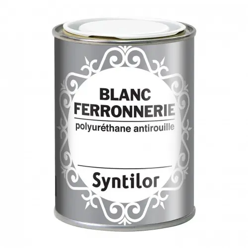 Peinture ferronnerie extérieur Polyuréthane SYNTILOR blanc mat 0.25 l - SYNTILOR Solde