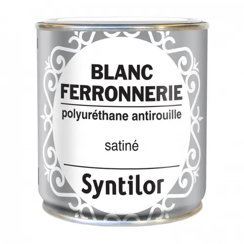 Acheter En Ligne Peinture ferronnerie extérieur Polyuréthane SYNTILOR blanc mat 0.375 l – SYNTILOR