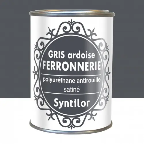 Peinture ferronnerie extérieur SYNTILOR, gris ardoise, 0.25 l - SYNTILOR Paiement Sécurisé