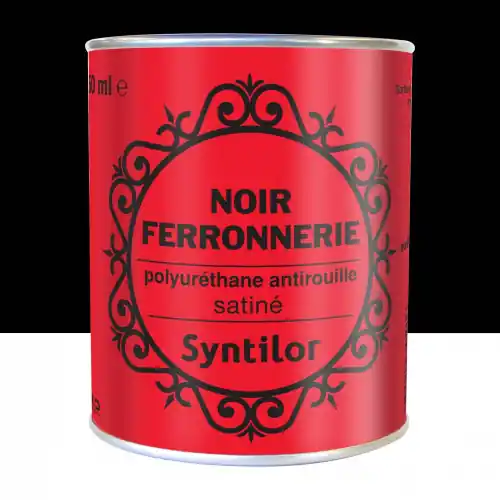 Prix Réduit Peinture ferronnerie extérieur SYNTILOR, noir, 0.375 l - SYNTILOR