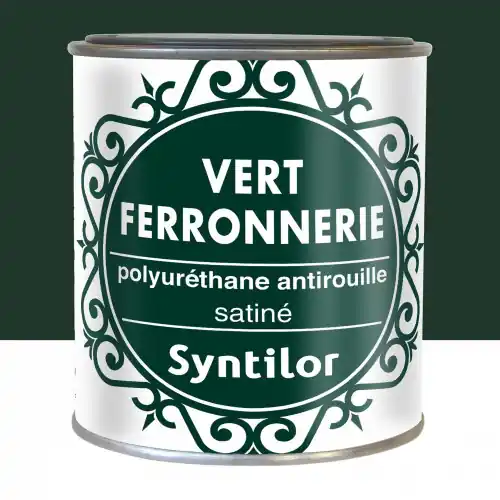 Retour Gratuit Peinture ferronnerie extérieur SYNTILOR, vert, 0.375 l – SYNTILOR